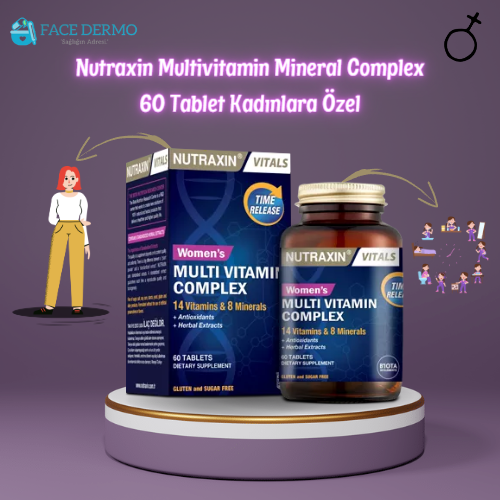 Nutraxin Multivitamin Mineral Complex 60 Tablet Kadınlara Özel